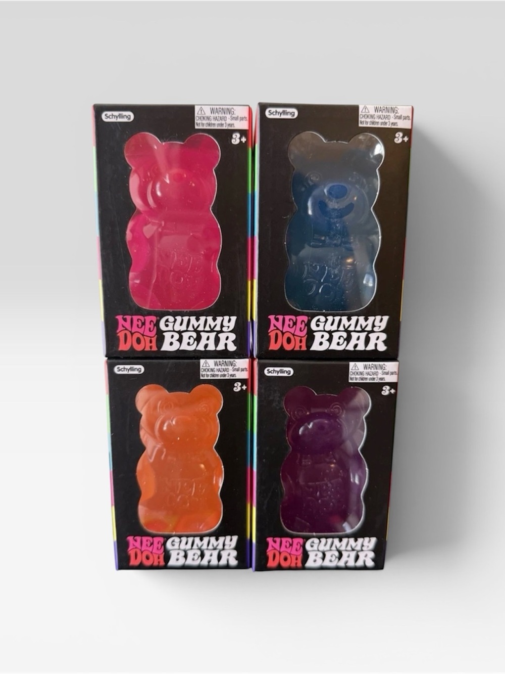 Schylling Nee Doh Needoh Gummy Bear Squishy Authentic